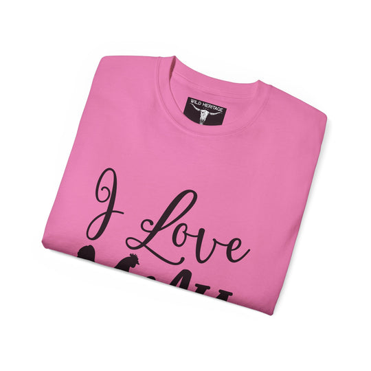 I Love My Farm Life Unisex Ultra Cotton Tee