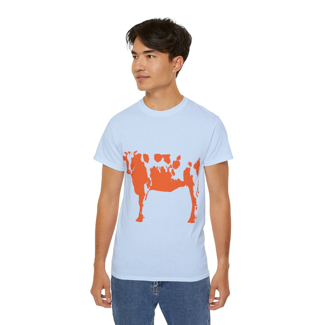 Orange Cow Unisex Ultra Cotton Tee