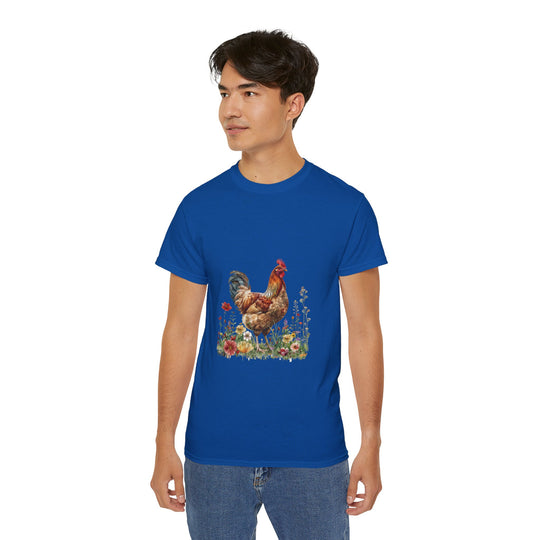 Watercolor Hen Unisex Ultra Cotton Tee