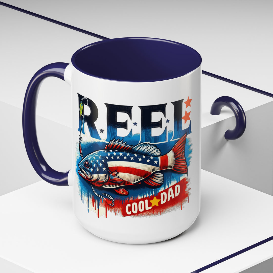 Reel Cool Dad Accent Coffee Mug (11, 15oz)