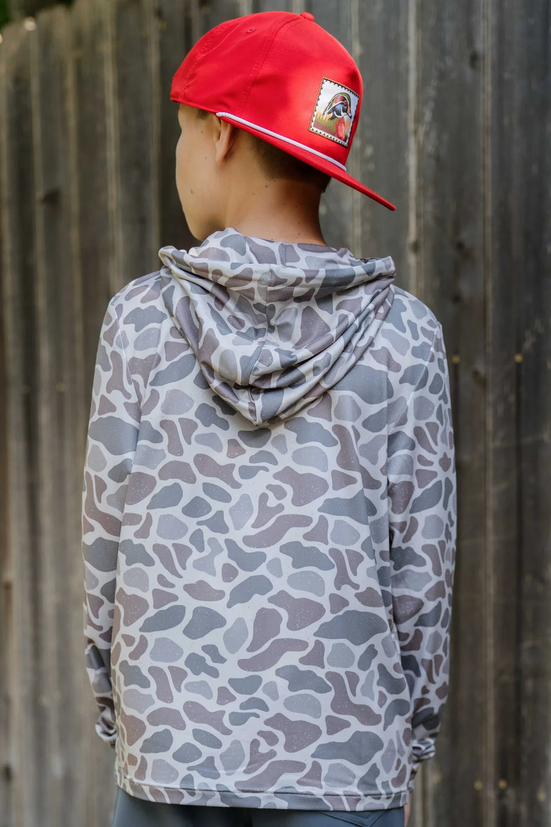 Youth Performance Hoodie - Classic Deer Camo