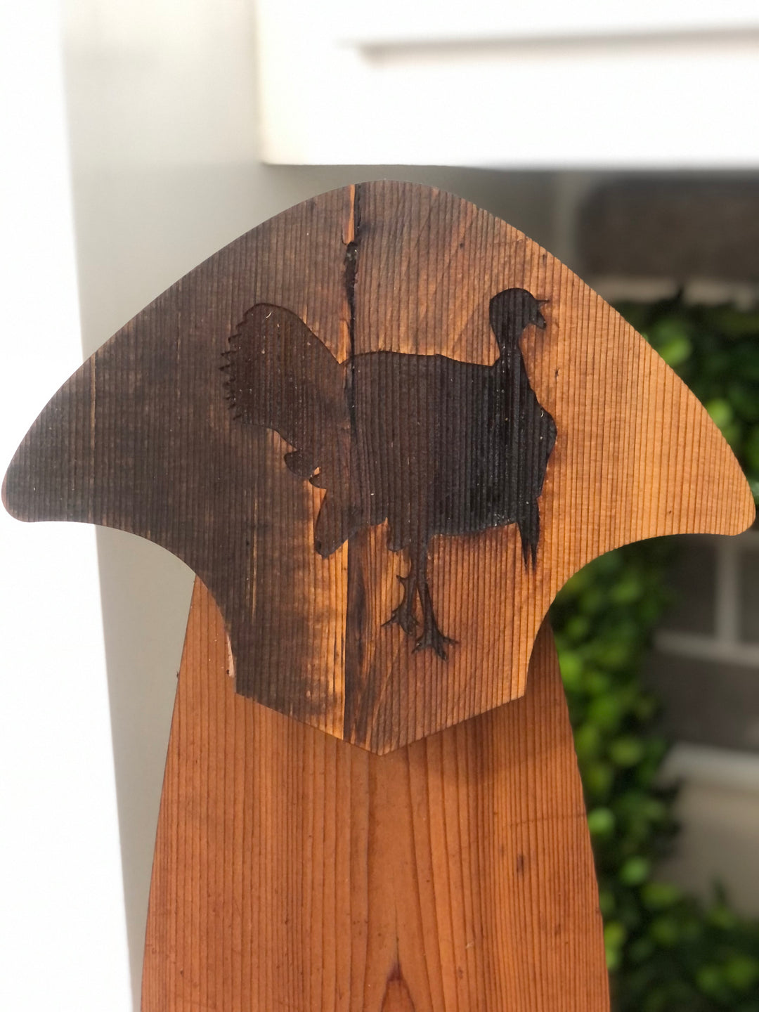 Custom engraved Turkey Beard and Fan holder