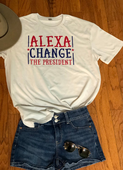 Wild Heritage Alexa Change the President Tee