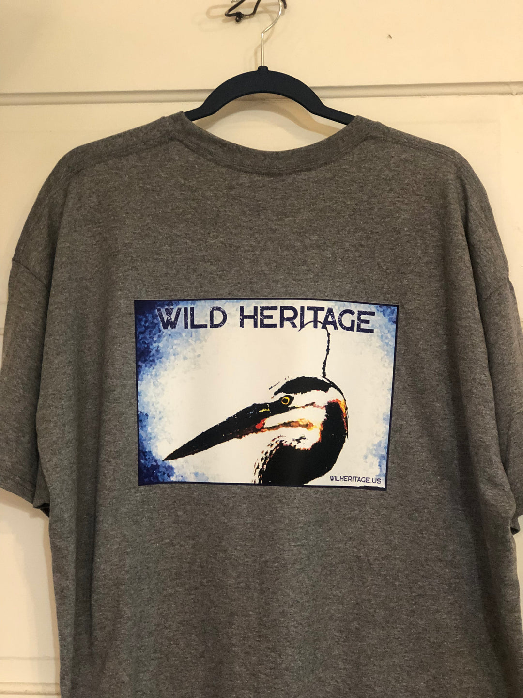 Wild Heritage Blue Heron Grey TShirt