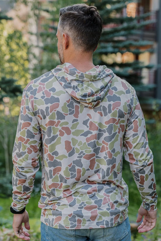 Performance Hoodie - Driftwood Camo