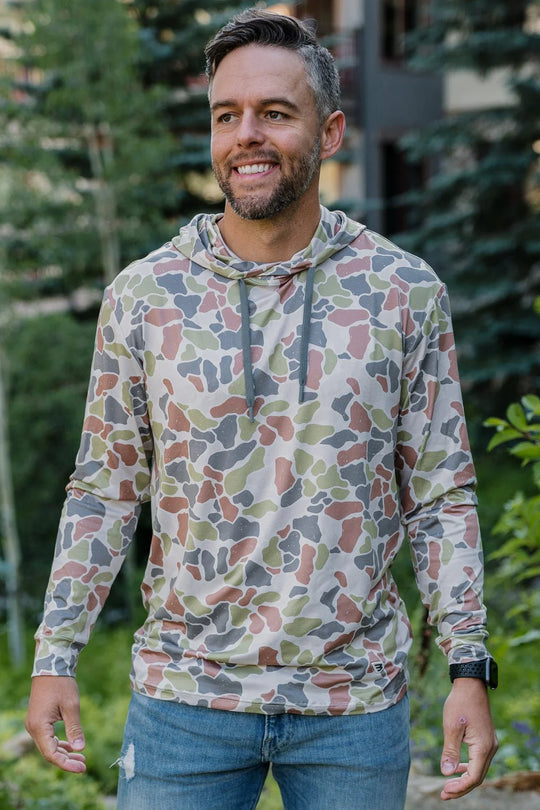 Performance Hoodie - Driftwood Camo