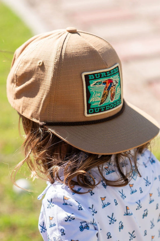 Youth Cap - Greenhead Patch - Coyote Tan