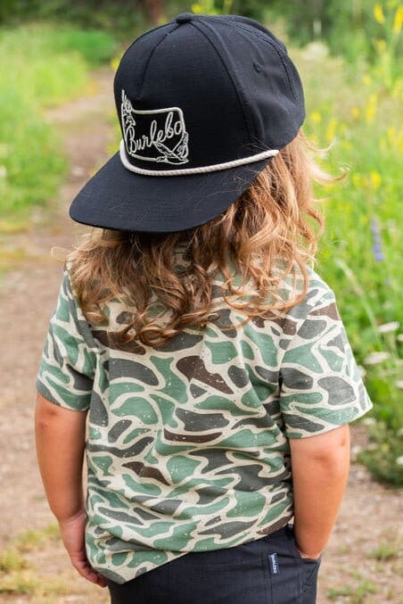 Youth Tee - Retro Duck Camo - Duck On Water